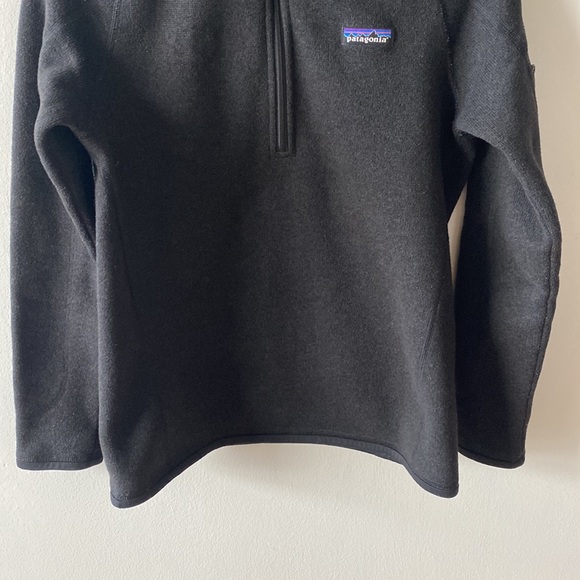Patagonia Better Sweater Quarter 1/4 Zip Black Small- excellent condition - Picture 5 of 10